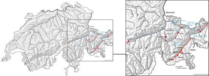 Loipen Safari Graubünden - Karte