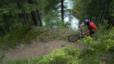 Mini-Transalp - pro, Aufstieg nach Schönboden