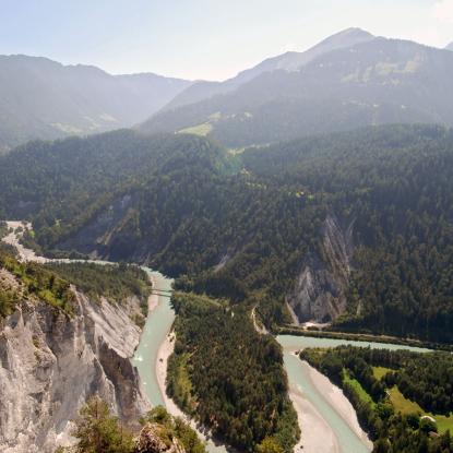 Top of Surselva - 7 Etappen - Grand Canyon der Schweiz